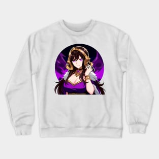 Anime Liliana Vess Necromancer Planeswalker Crewneck Sweatshirt